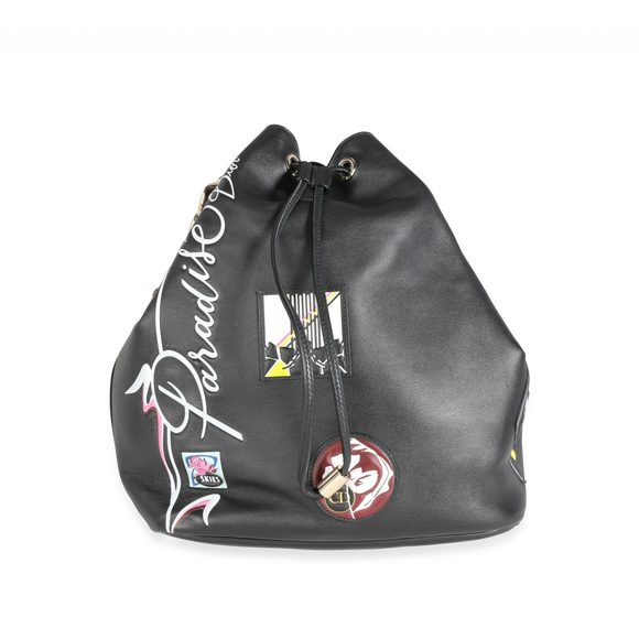 Christian Dior Limited Edition Black Calfskin Paradise Bubble Bag - Picture 1 of 5